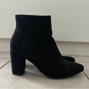 black booties, only worn a couple times, size 8